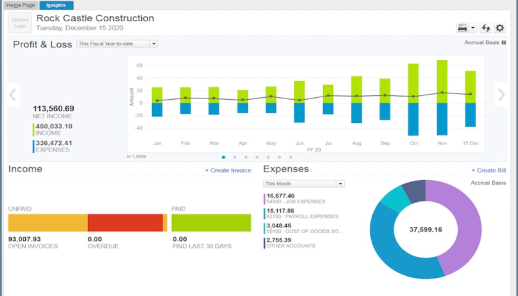QuickBooks - Reports